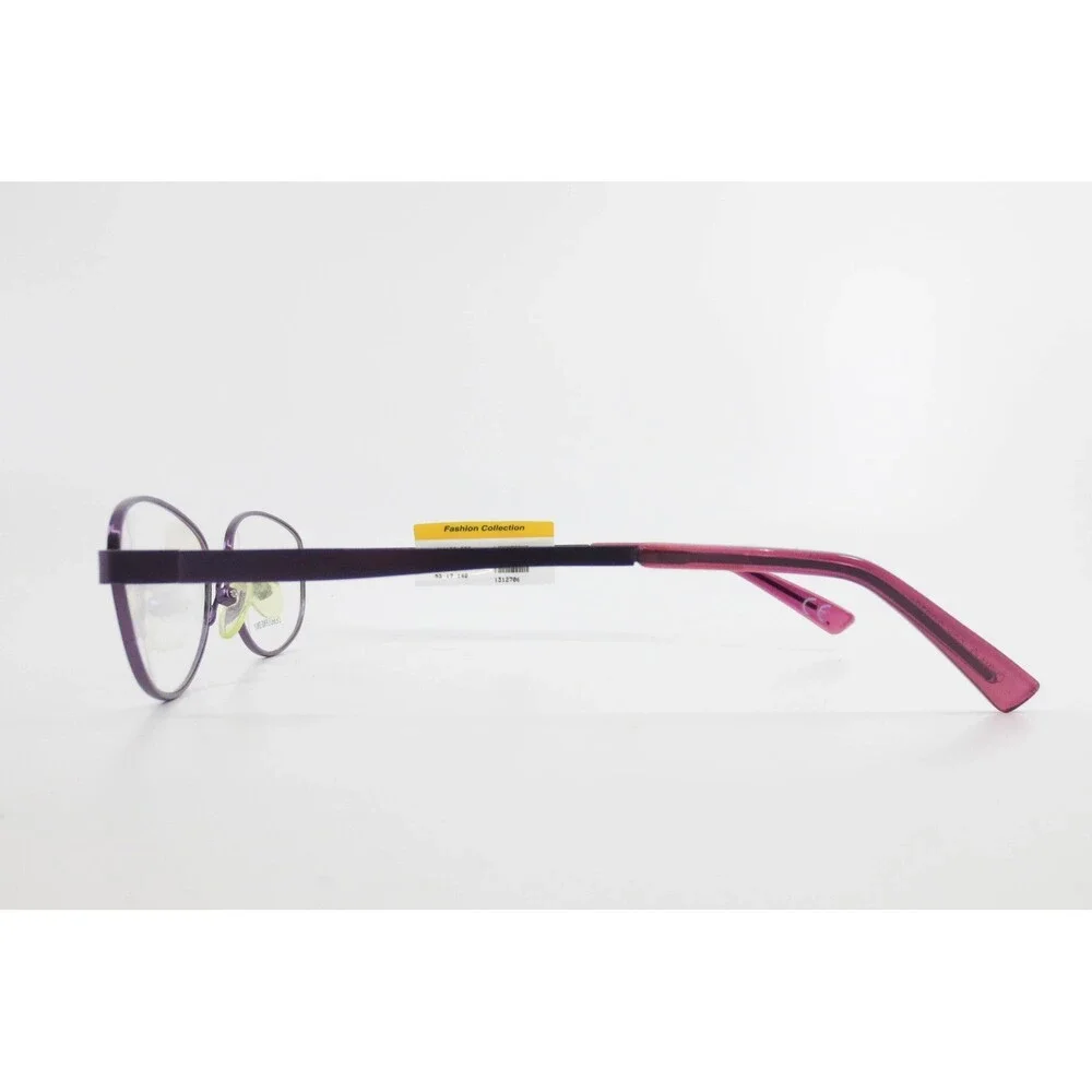 Fashion Collection WM6102 PRP Purple Oval Eyeglass Frames 53-17-140 Metal New